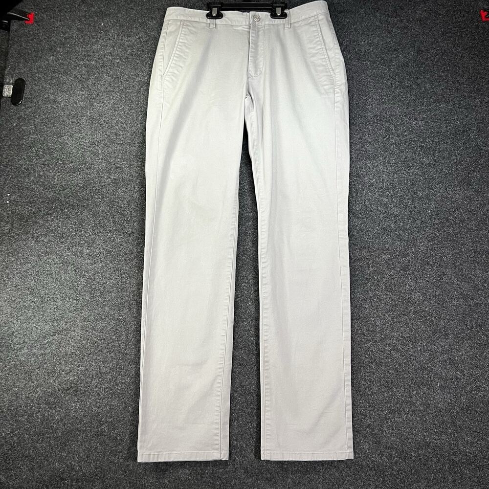 Bonobos Men’s Gray Slim Chino Pants - Size 31x32